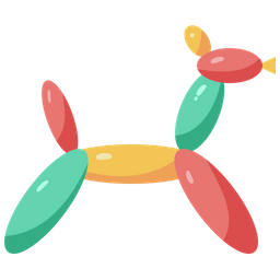 Balloons Dog  Icon