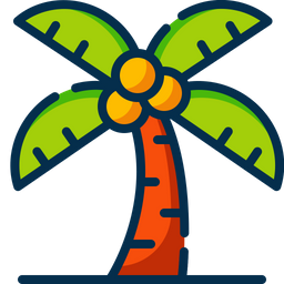 Coconut Tree Summer  Icon