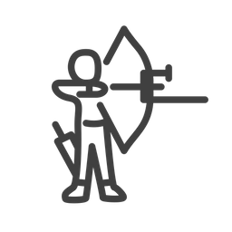 Bogenschuss  Symbol