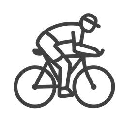 Radfahren  Symbol