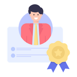 Achievement Certificate  Icon