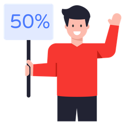 50% Discount  Icon