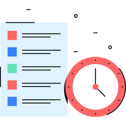 Check list time  Icon