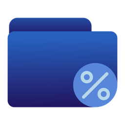 Discount Folder  Icon