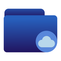 Cloud Folder  Icon