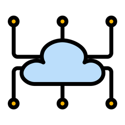 Cloud Network  Icon