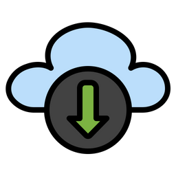 Cloud Download  Icon