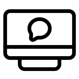 Desktop-Gespräch  Symbol