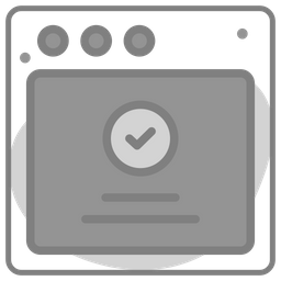 Approved webpage  Icon