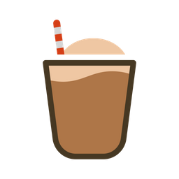 Eiskaffee Latte  Symbol