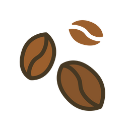 Kaffeebohnen  Symbol