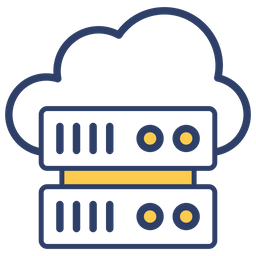 Cloud data server  Icon