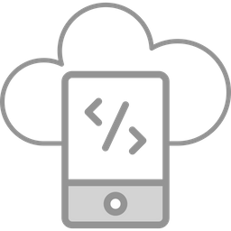 Cloud development  Icon