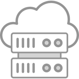 Cloud data server  Icon