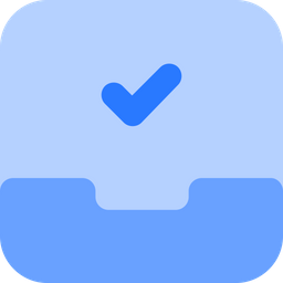 Archive check mark  Icon