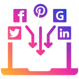 Social Media Managment  Icon