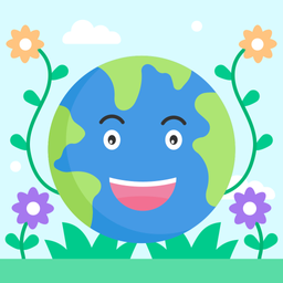 Earth Smile  Icon