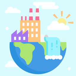 Factory Pollution  Icon