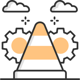 Construction Cone  Icon