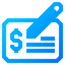 Cheque  Icon