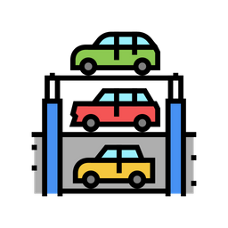 Multilevel Parking  Icon