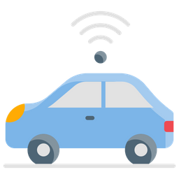 Autonomes Auto  Symbol