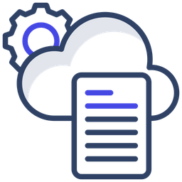 Cloud-Dokumenteinstellung  Symbol