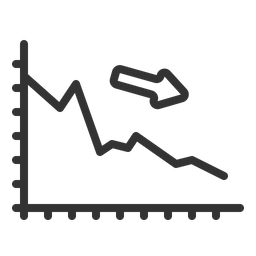 Down Trend  Icon