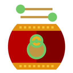 Chinese Drum  Icon