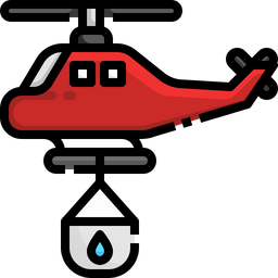 Fire Helicopter  Icon