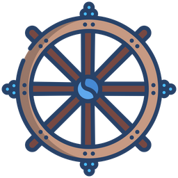 Dharma Wheel  Icon