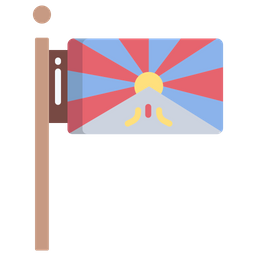 Tibetan Flag  アイコン