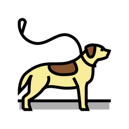 Pouring Dog  Icon