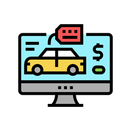 Online Car Sale  Icon