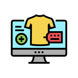 Online Cloth Shopping  Icon