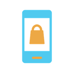 Mobile Shopping  Icon