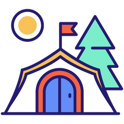 Camping Site  Icon