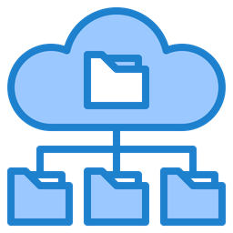 Cloud Folder Network  Icon