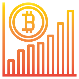 Bitcoin graph  Icon