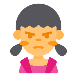 Angry Girl  Icon