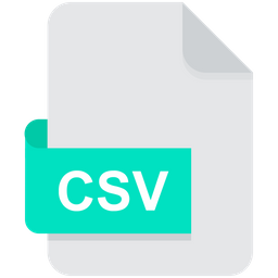 Csv File  Icon