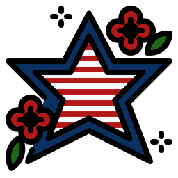 Memorial Day Celebration America Icon