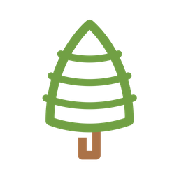 Christmas Tree Design  Icon