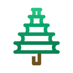 Christmas Tree Design  Icon