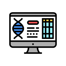 Computer Genetic  Icon