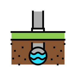 Drainage Pipeline  Icon