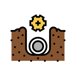 Plumbing Drainage System  Icon