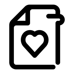 Liebesdatei  Symbol