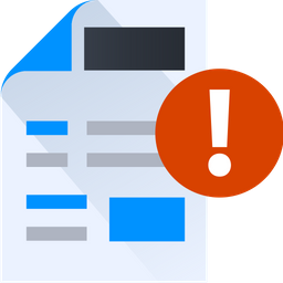 Document Warning  Icon