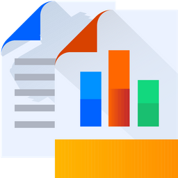 Analytics Document  Icon